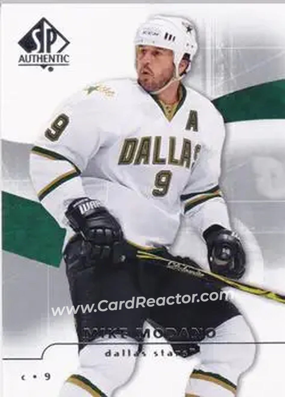 2008-09 SP Authentic #40 - Mike Modano - Dallas Stars - Front 2008-09 SP Authentic #40 - Mike Modano - Dallas Stars - Front