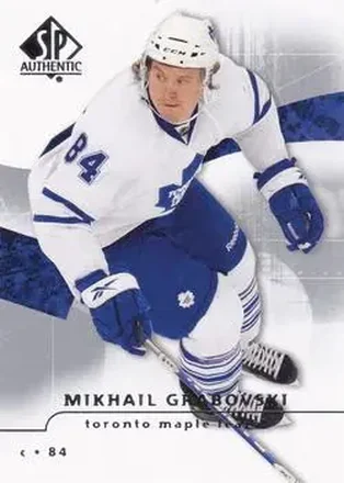 2008-09 SP Authentic #42 - Mikhail Grabovski - Toronto Maple Leafs