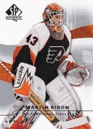 2008-09 SP Authentic #46 - Martin Biron - Philadelphia Flyers