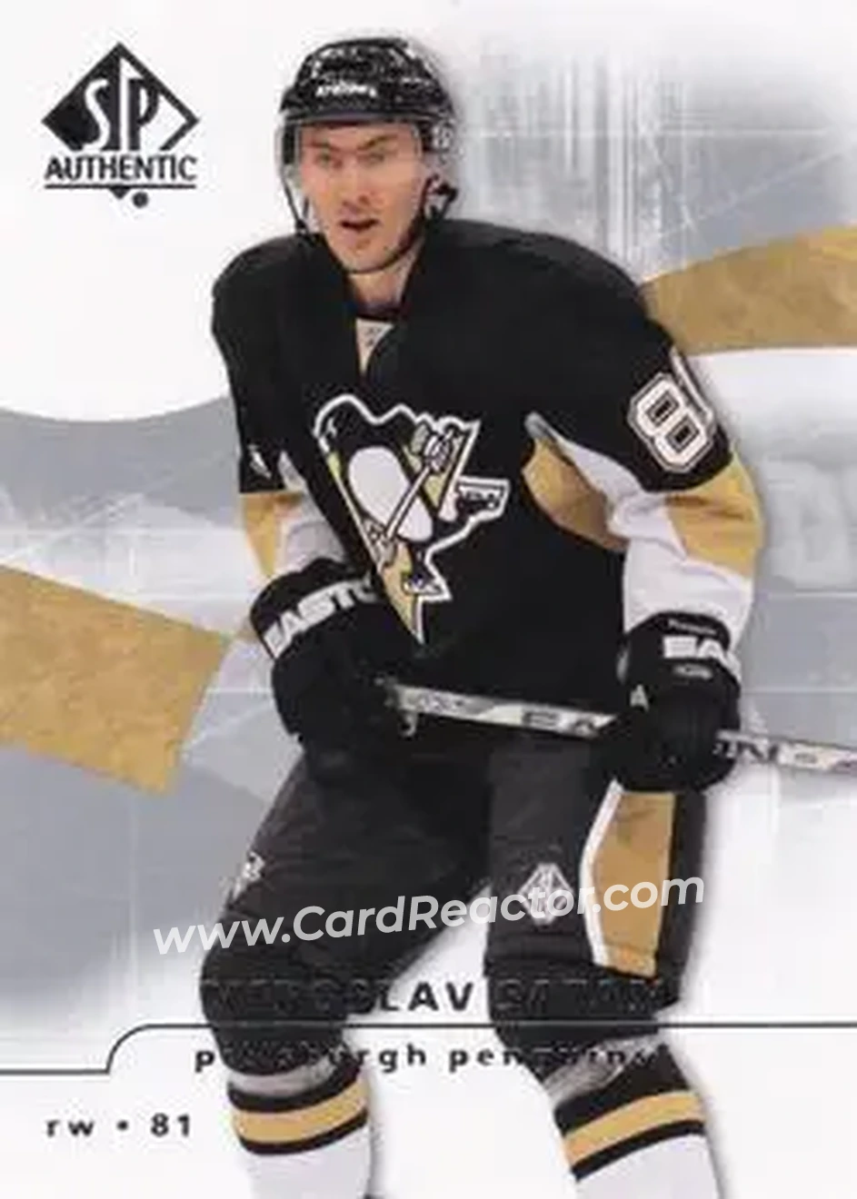 2008-09 SP Authentic #48 - Miroslav Satan - Pittsburgh Penguins - Front 2008-09 SP Authentic #48 - Miroslav Satan - Pittsburgh Penguins - Front