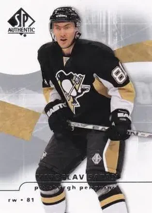 2008-09 SP Authentic #48 - Miroslav Satan - Pittsburgh Penguins