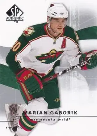 2008-09 SP Authentic #50 - Marian Gaborik - Minnesota Wild