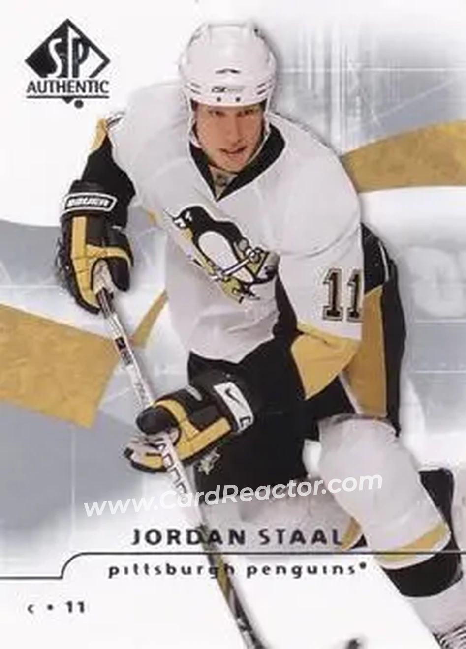 2008-09 SP Authentic #54 - Jordan Staal - Pittsburgh Penguins - Front 2008-09 SP Authentic #54 - Jordan Staal - Pittsburgh Penguins - Front