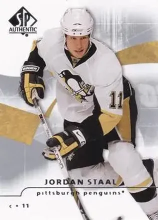 2008-09 SP Authentic #54 - Jordan Staal - Pittsburgh Penguins