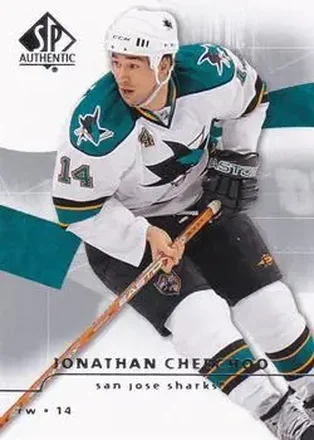 2008-09 SP Authentic #56 - Jonathan Cheechoo - San Jose Sharks