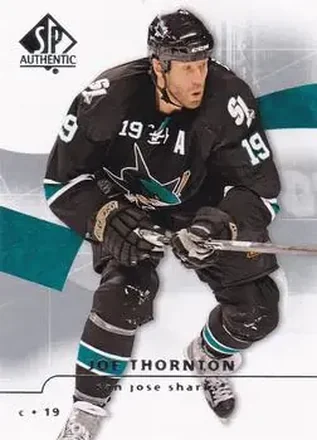 2008-09 SP Authentic #58 - Joe Thornton - San Jose Sharks