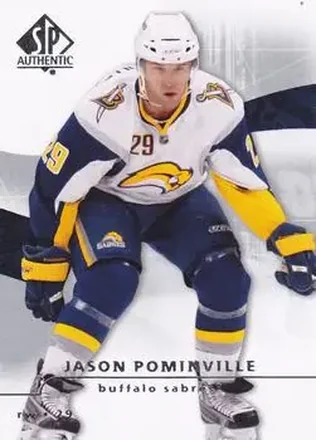 2008-09 SP Authentic #62 - Jason Pominville - Buffalo Sabres