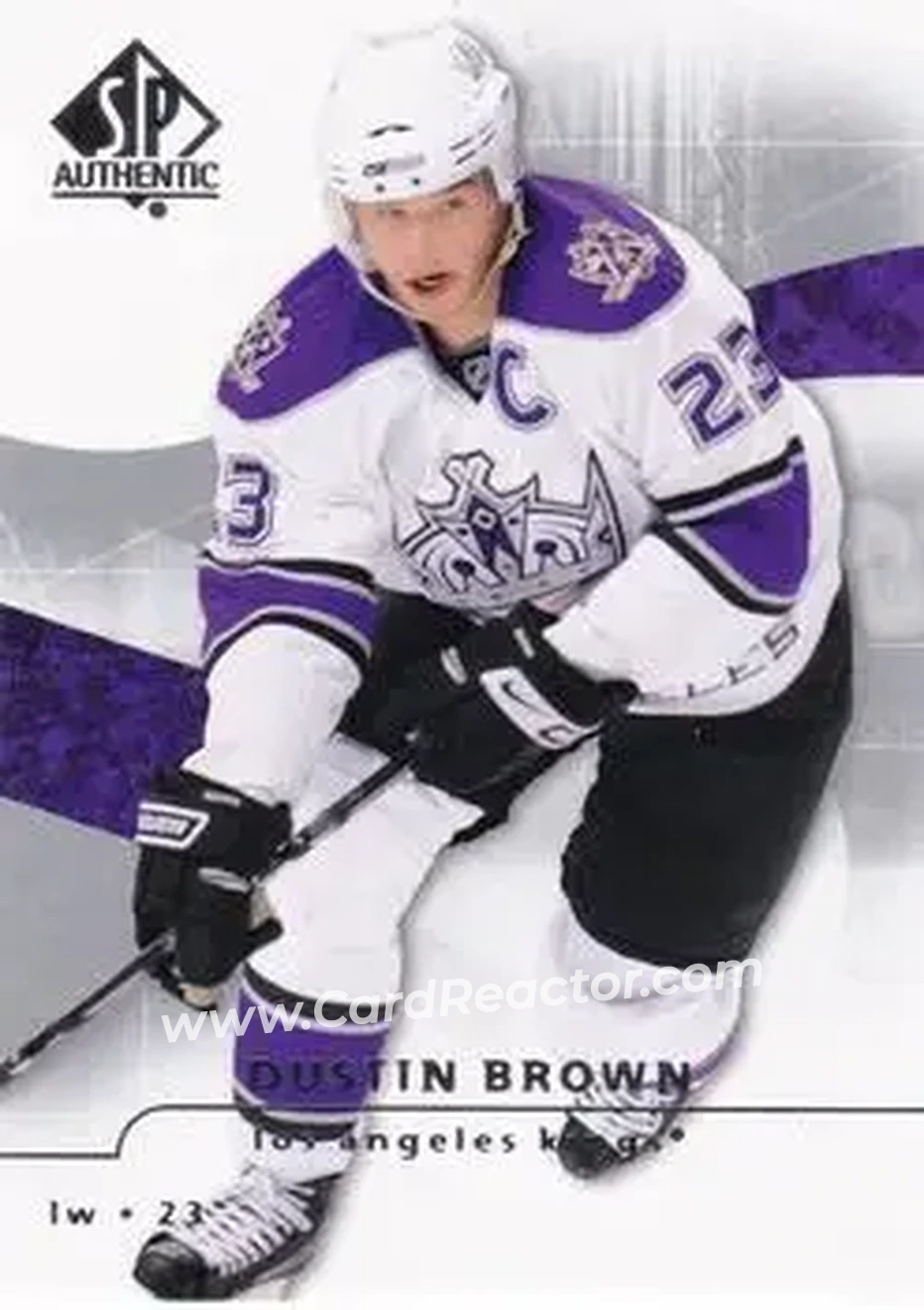 2008-09 SP Authentic #65 - Dustin Brown - Los Angeles Kings - Front