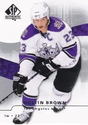 2008-09 SP Authentic #65 - Dustin Brown - Los Angeles Kings