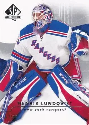 2008-09 SP Authentic #69 - Henrik Lundqvist - New York Rangers