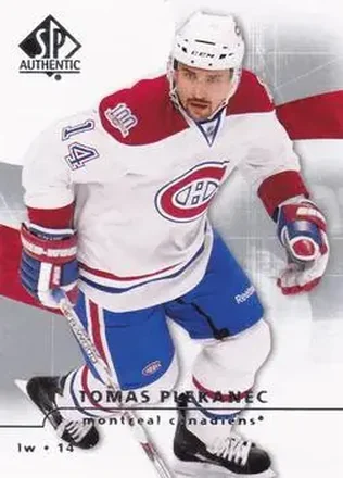 2008-09 SP Authentic #70 - Tomas Plekanec - Montreal Canadiens