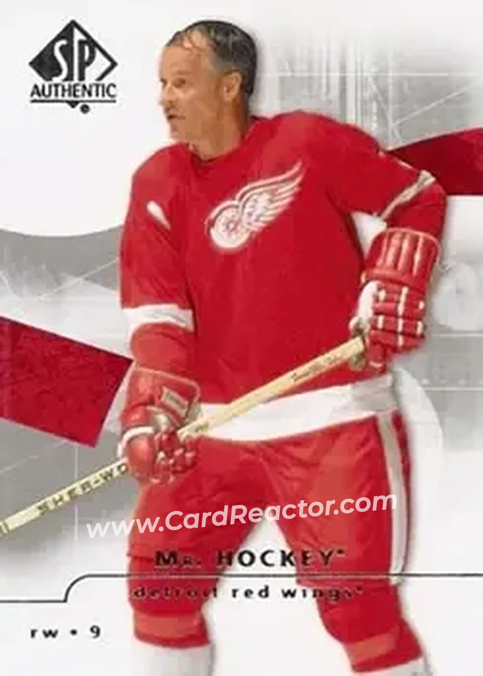 2008-09 SP Authentic #71 - Gordie Howe - Detroit Red Wings - Front