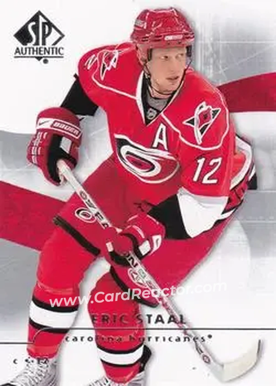 2008-09 SP Authentic #74 - Eric Staal - Carolina Hurricanes - Front