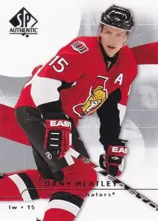 2008-09 SP Authentic #77 - Dany Heatley - Ottawa Senators