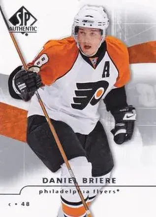 2008-09 SP Authentic #79 - Daniel Briere - Philadelphia Flyers