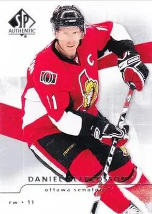 2008-09 SP Authentic #80 Daniel Alfredsson