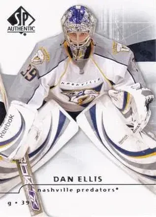 2008-09 SP Authentic #81 - Dan Ellis - Nashville Predators