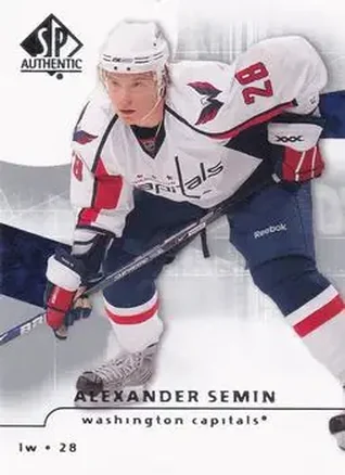2008-09 SP Authentic #83 - Alexander Semin - Washington Capitals