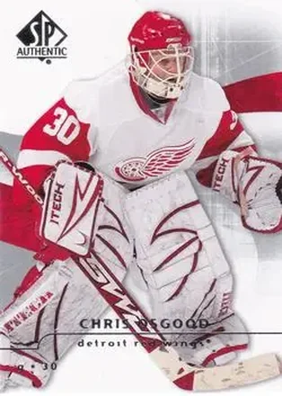 2008-09 SP Authentic #85 - Chris Osgood - Detroit Red Wings