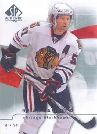 2008-09 SP Authentic #90 - Brian Campbell - Chicago Blackhawks