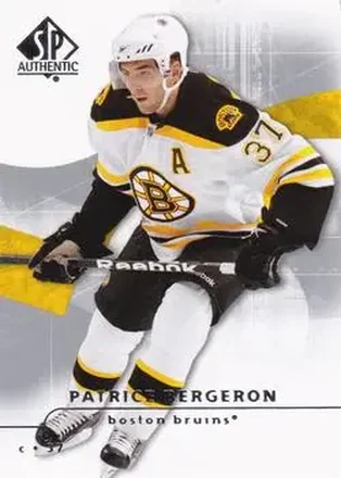 2008-09 SP Authentic #93 - Patrice Bergeron - Boston Bruins