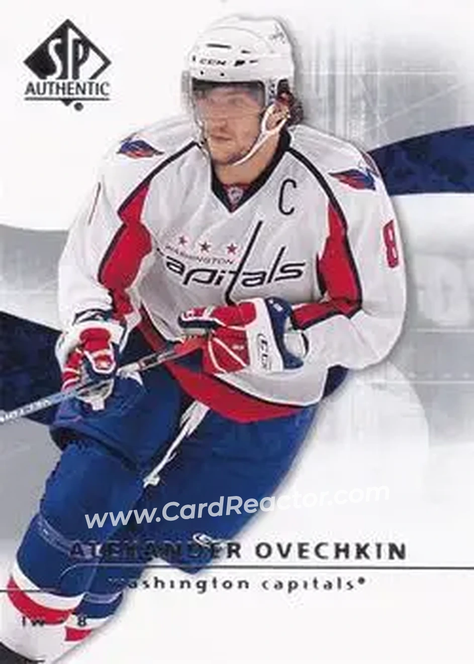 2008-09 SP Authentic #96 - Alex Ovechkin - Washington Capitals - Front