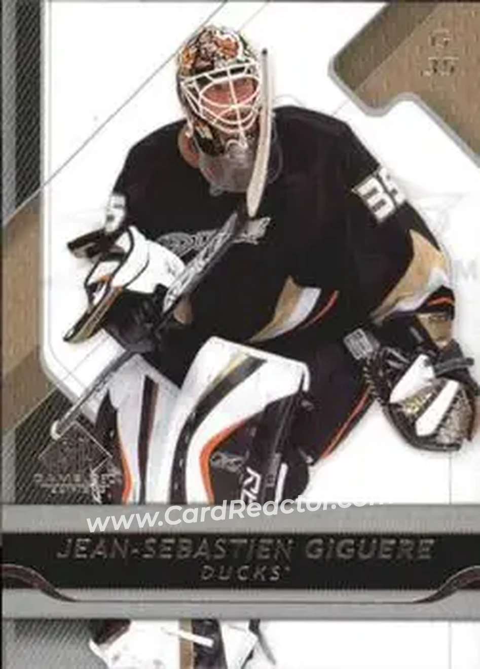 2008-09 SP Game Used #5 - Jean-Sebastien Giguere - Anaheim Ducks - Front
