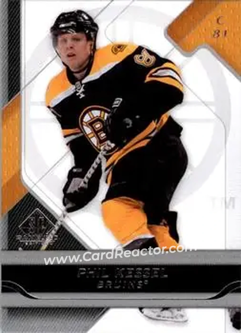 2008-09 SP Game Used #11 - Phil Kessel - Boston Bruins - Front