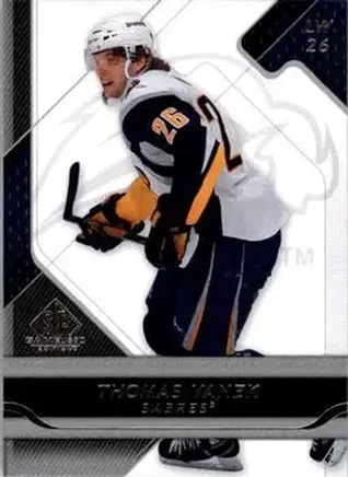 2008-09 SP Game Used #12 - Thomas Vanek - Buffalo Sabres