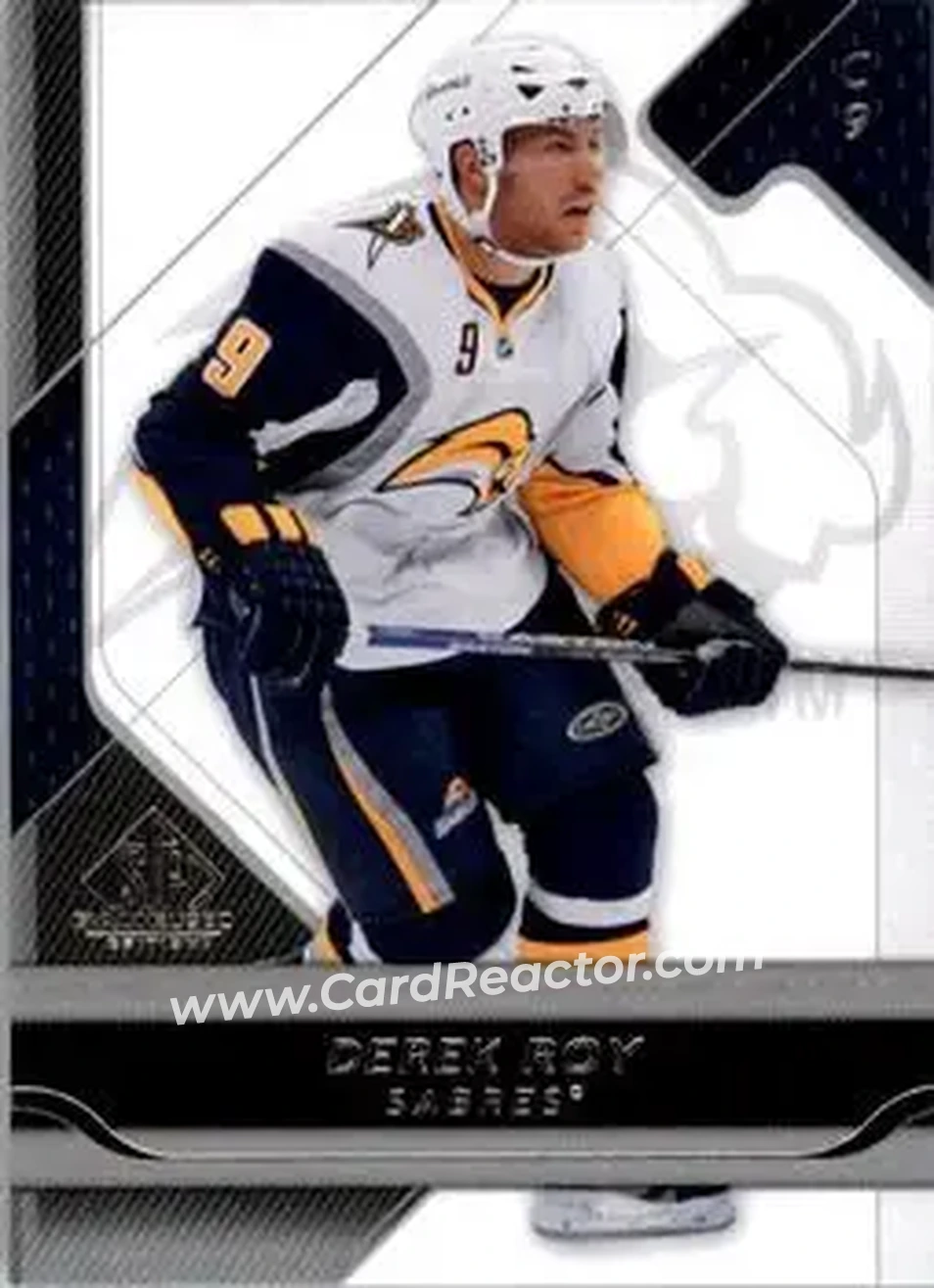 2008-09 SP Game Used #15 - Derek Roy - Buffalo Sabres - Front 2008-09 SP Game Used #15 - Derek Roy - Buffalo Sabres - Front