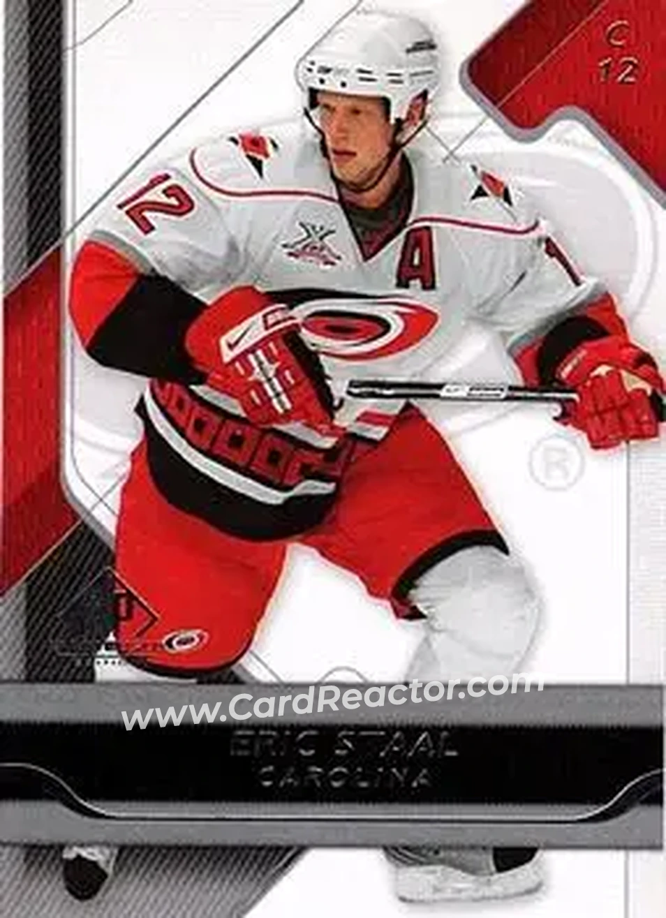 2008-09 SP Game Used #19 - Eric Staal - Carolina Hurricanes - Front