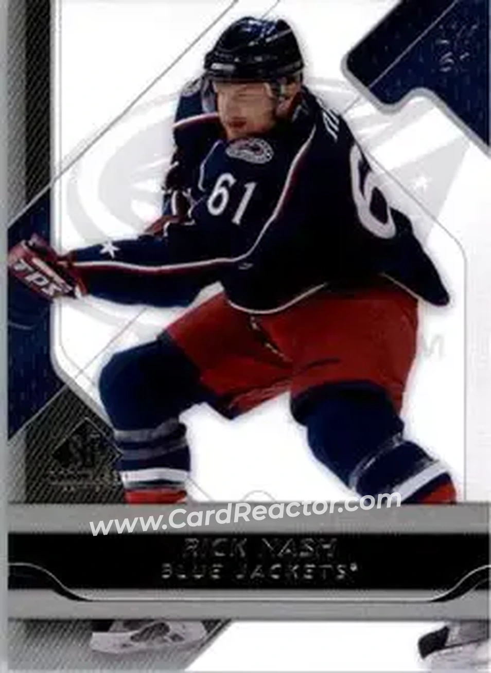 2008-09 SP Game Used #30 - Rick Nash - Columbus Blue Jackets - Front
