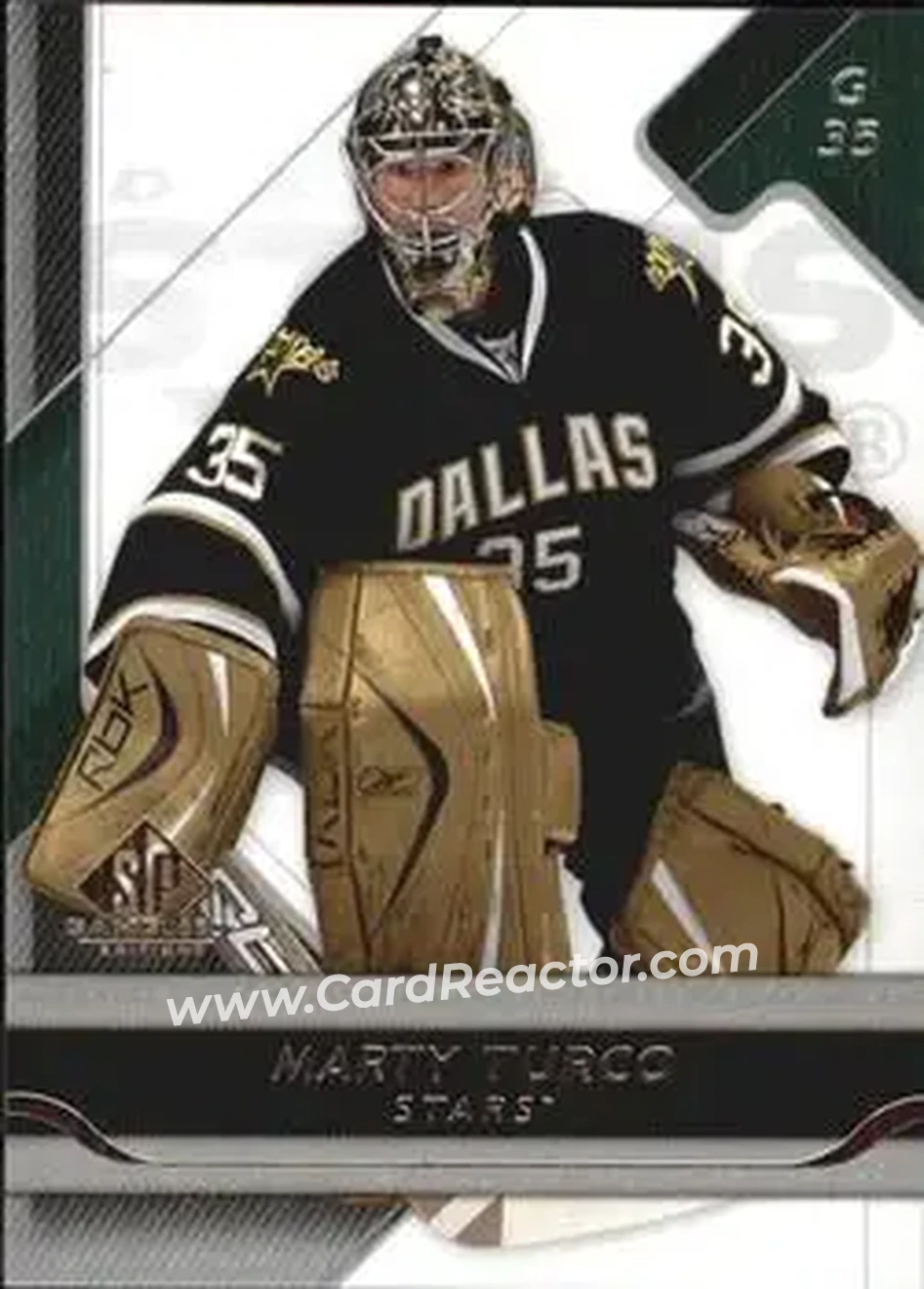 2008-09 SP Game Used #34 - Marty Turco - Dallas Stars - Front