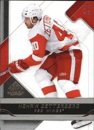 2008-09 SP Game Used #39 - Henrik Zetterberg - Detroit Red Wings