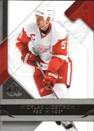 2008-09 SP Game Used #40 - Nicklas Lidstrom - Detroit Red Wings