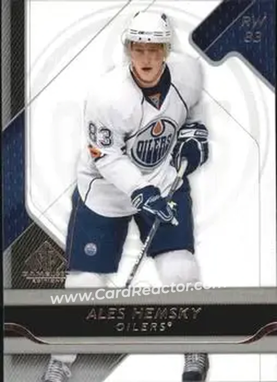 2008-09 SP Game Used #43 - Ales Hemsky - Edmonton Oilers - Front