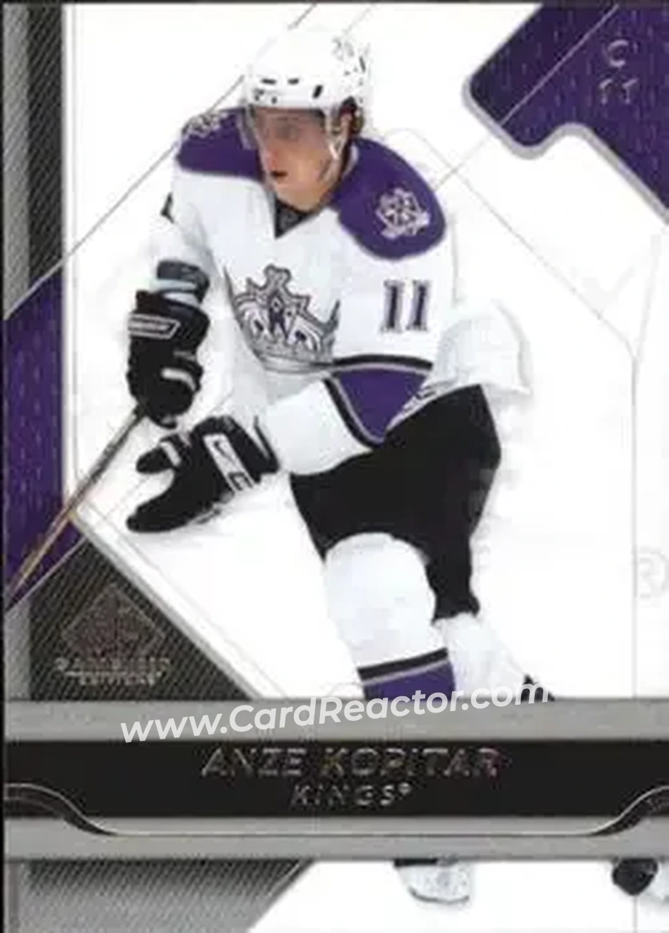 2008-09 SP Game Used #48 - Anze Kopitar - Los Angeles Kings - Front