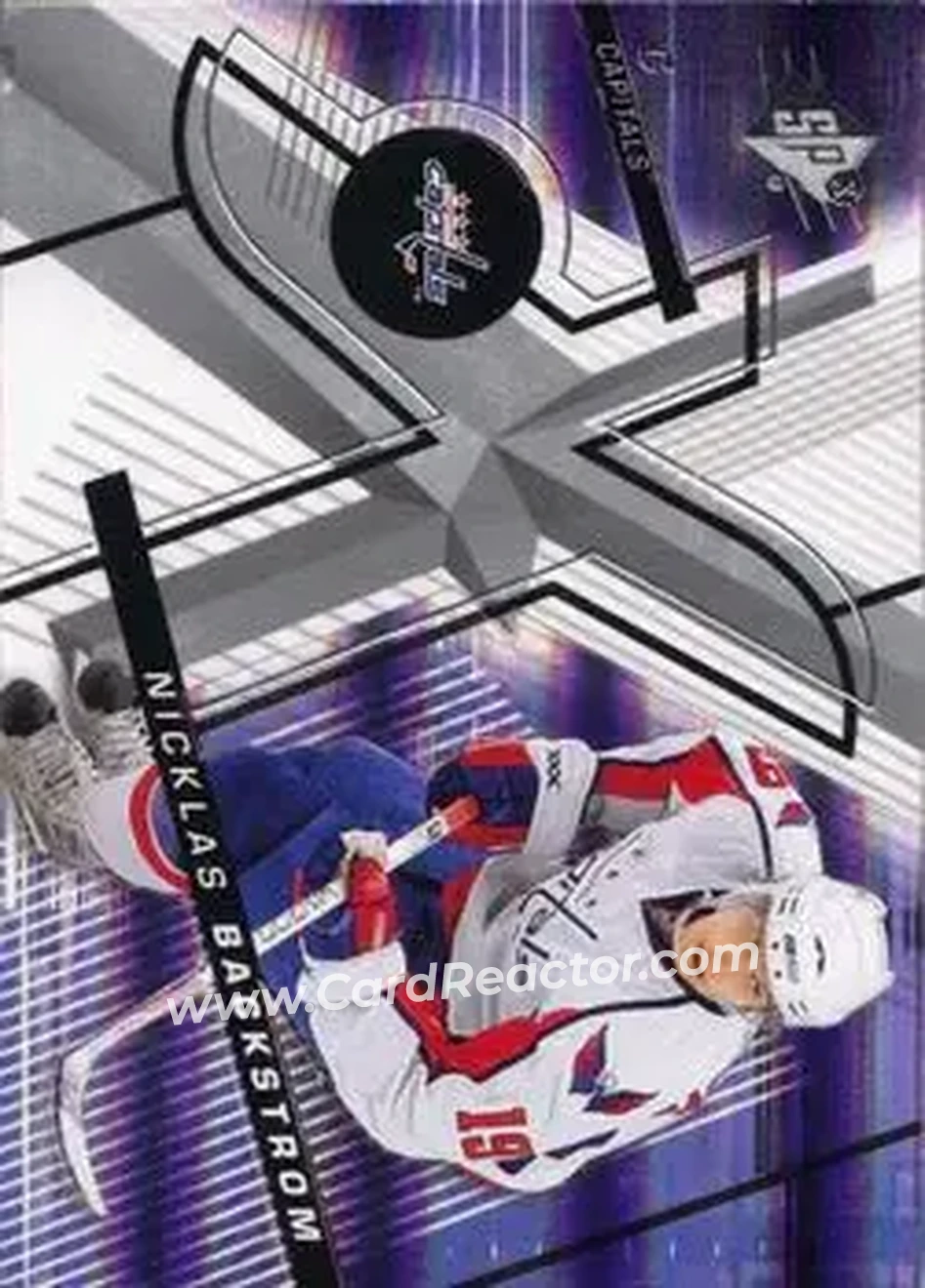 2008-09 SPx #1 - Nicklas Backstrom - Washington Capitals - Back