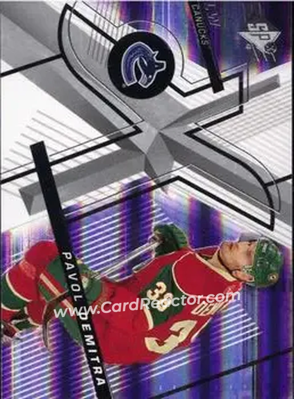 2008-09 SPx #3 - Pavol Demitra - Vancouver Canucks - Front
