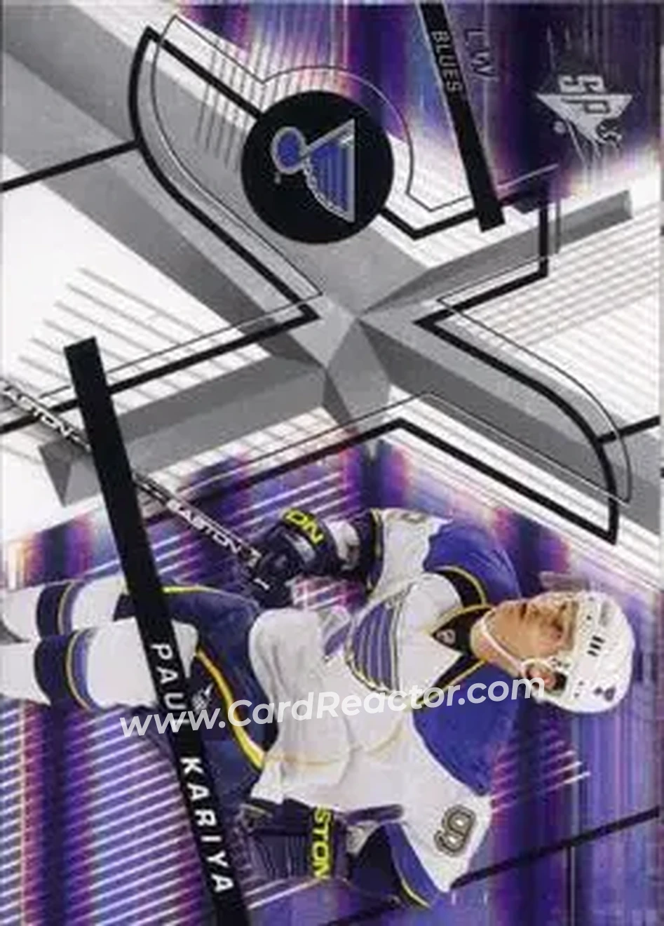 2008-09 SPx #12 - Paul Kariya - St. Louis Blues - Front