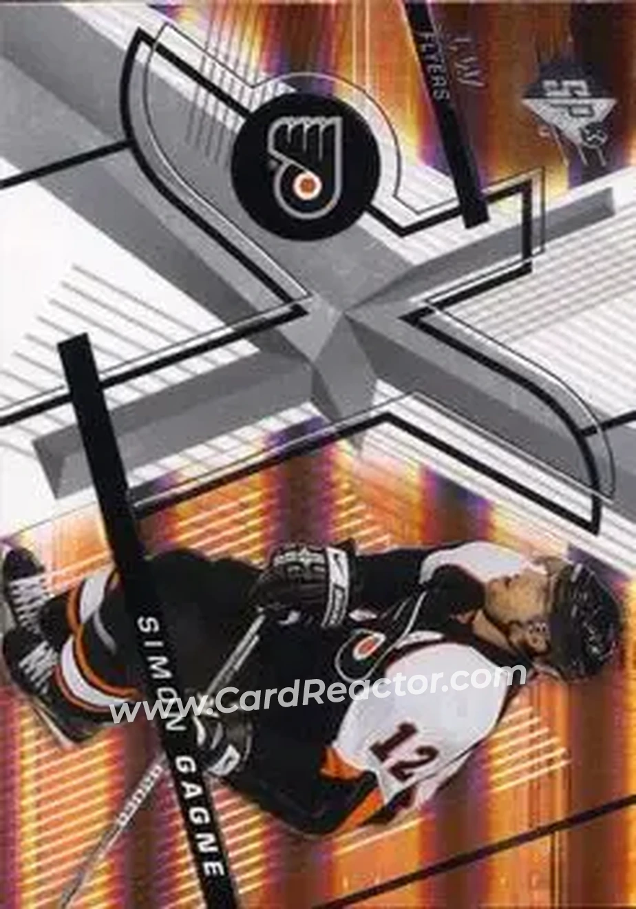 2008-09 SPx #27 - Simon Gagne - Philadelphia Flyers - Front