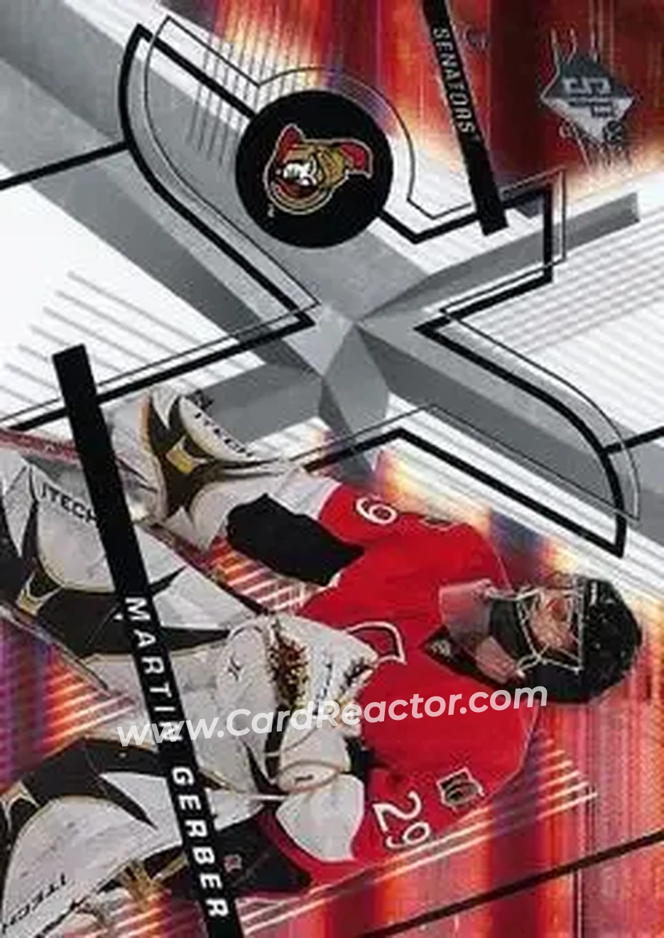 2008-09 SPx #30 - Martin Gerber - Ottawa Senators - Front