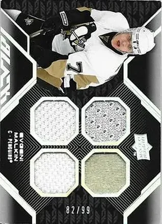 2008-09 UD Black #8 - Evgeni Malkin - Pittsburgh Penguins