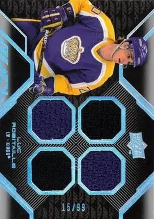 2008-09 UD Black #23 - Luc Robitaille - Los Angeles Kings