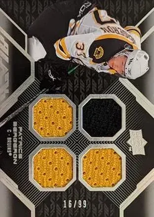 2008-09 UD Black #36 - Patrice Bergeron - Boston Bruins