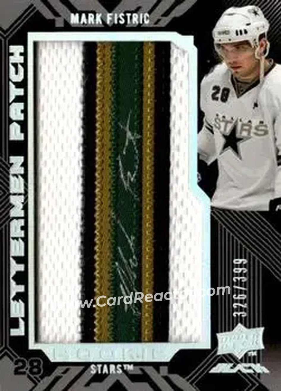 2008-09 UD Black #44 - Mark Fistric - Dallas Stars - Front 2008-09 UD Black #44 - Mark Fistric - Dallas Stars - Front