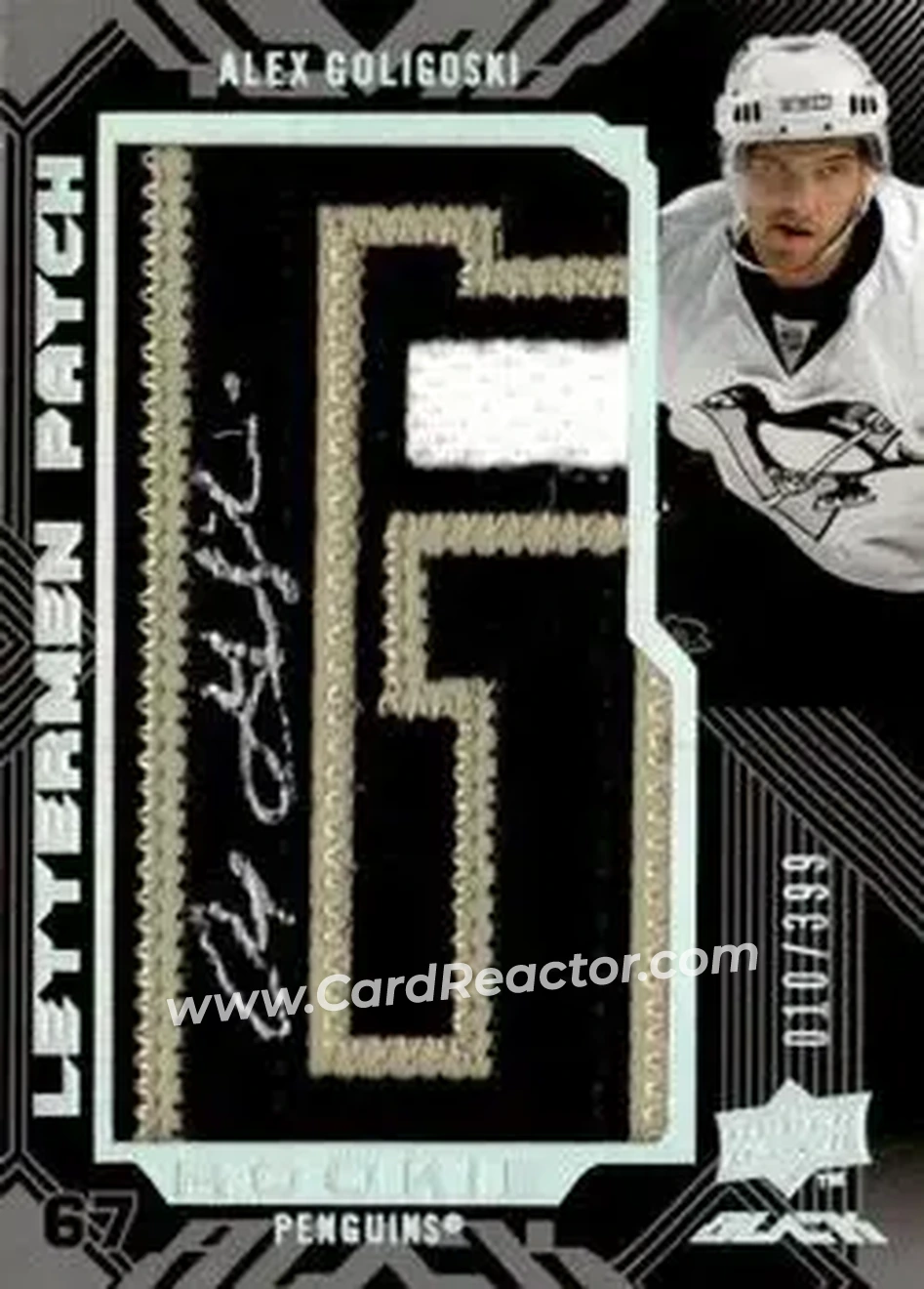 2008-09 UD Black #45 - Alex Goligoski - Pittsburgh Penguins - Front 2008-09 UD Black #45 - Alex Goligoski - Pittsburgh Penguins - Front