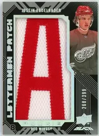 2008-09 UD Black #61 Justin Abdelkader