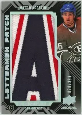 2008-09 UD Black #68 Matt D'Agostini