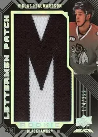 2008-09 UD Black #72 - Niklas Hjalmarsson - Chicago Blackhawks